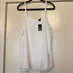 Torrid White Spaghetti Strap Top